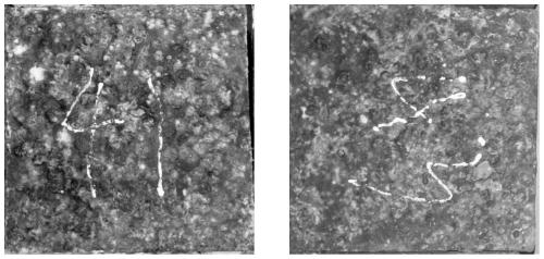 Cement concrete oyster attachment substrate with rough surface and preparation method thereof