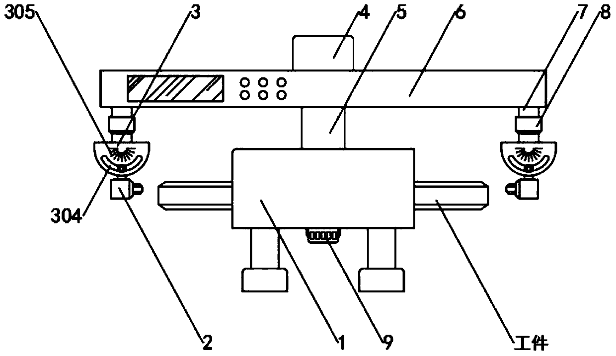 Chamfering device for disc-shaped workpiece