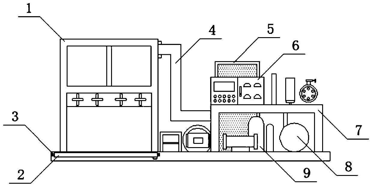 Evaporative block ice machine for workshop cooling