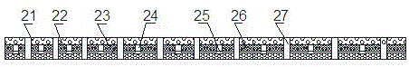 Elastic and breathable perforated medical bandage production line and making method