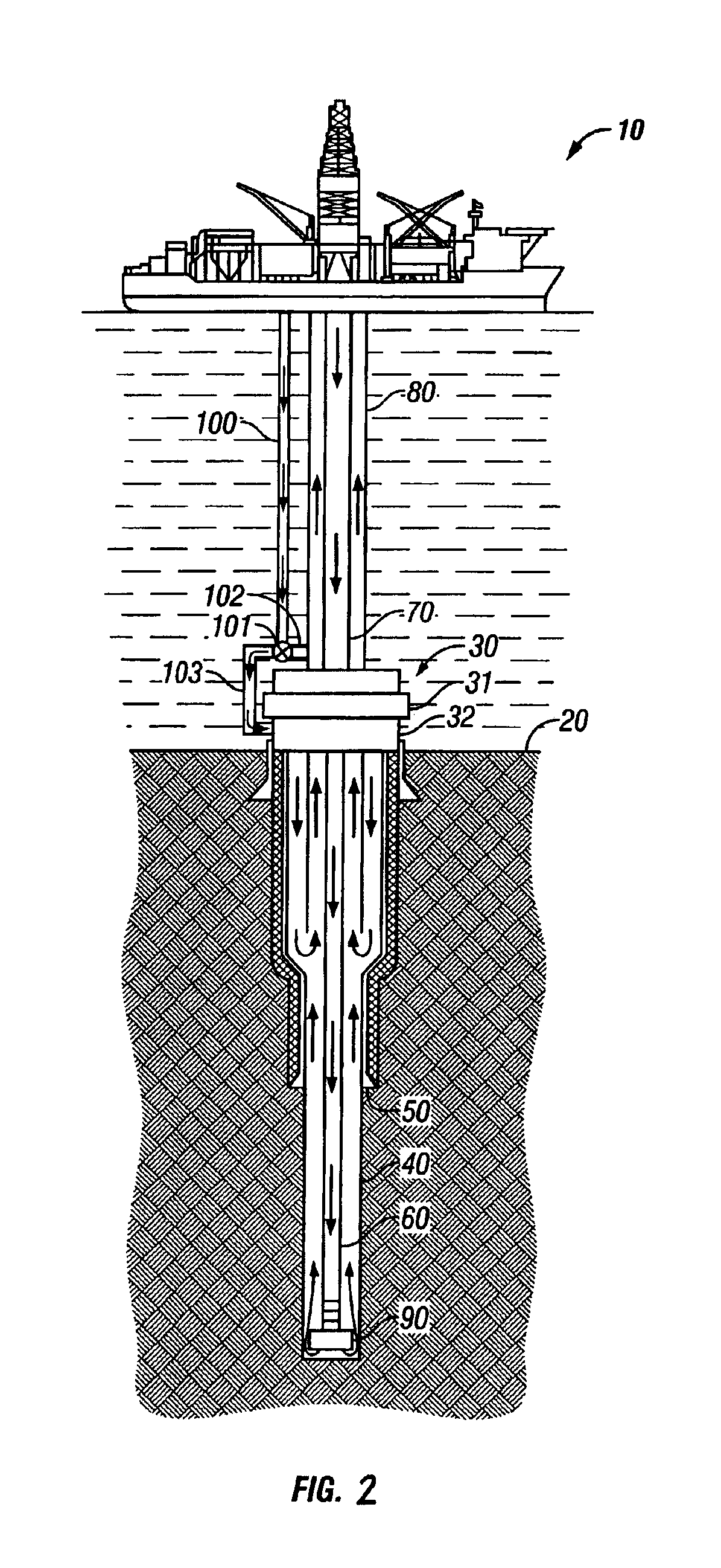 System and method for treating drilling mud in oil and gas well drilling applications