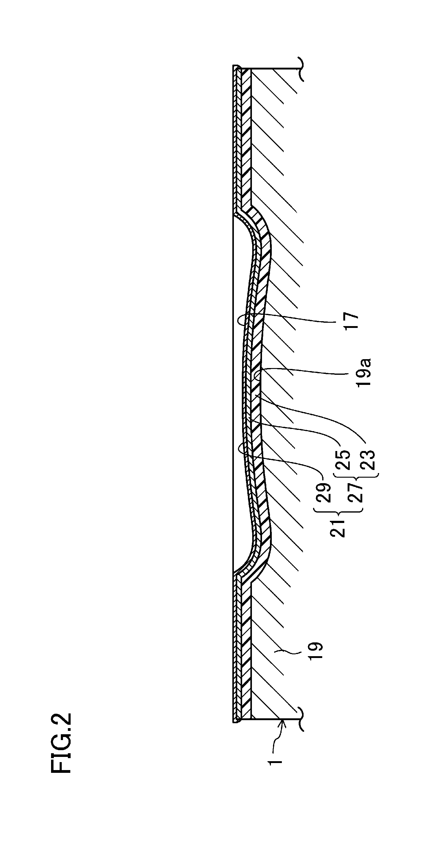 Heat-insulating structure of member facing engine combustion chamber, and process for producing same