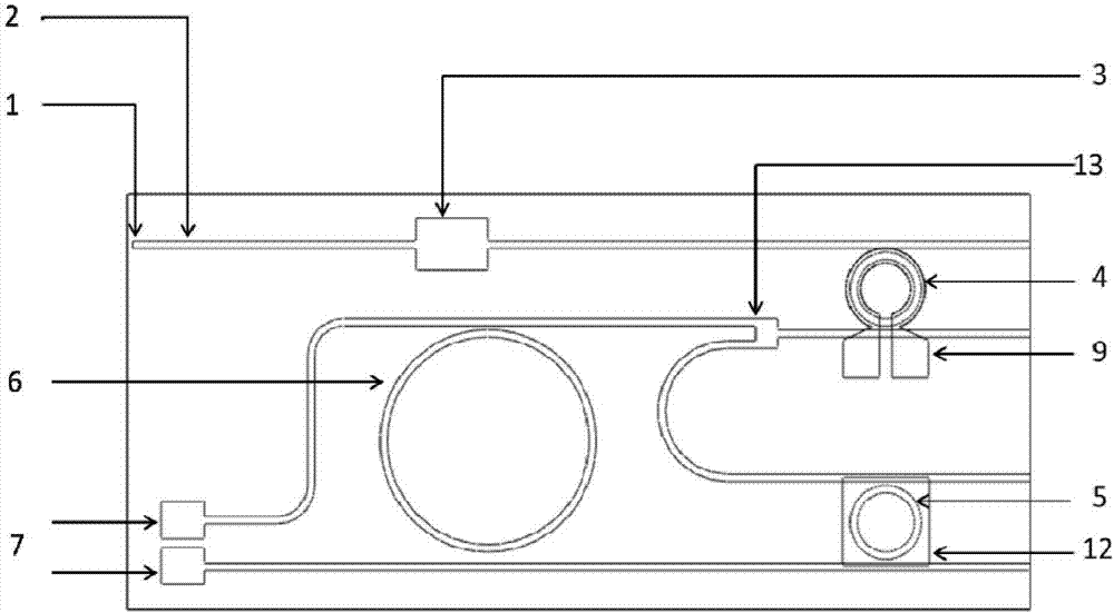 Integrated biosensor and preparation method thereof