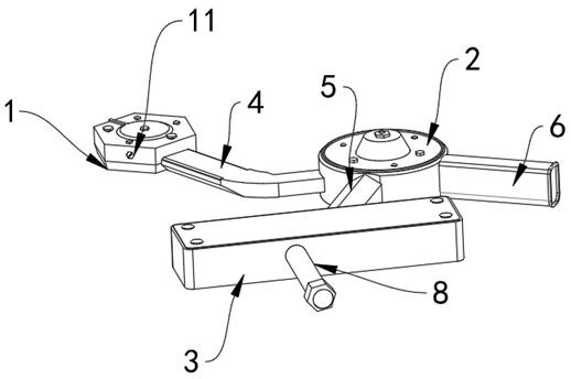 Tail end denitrification process device and denitrification method for Lake biogas digester