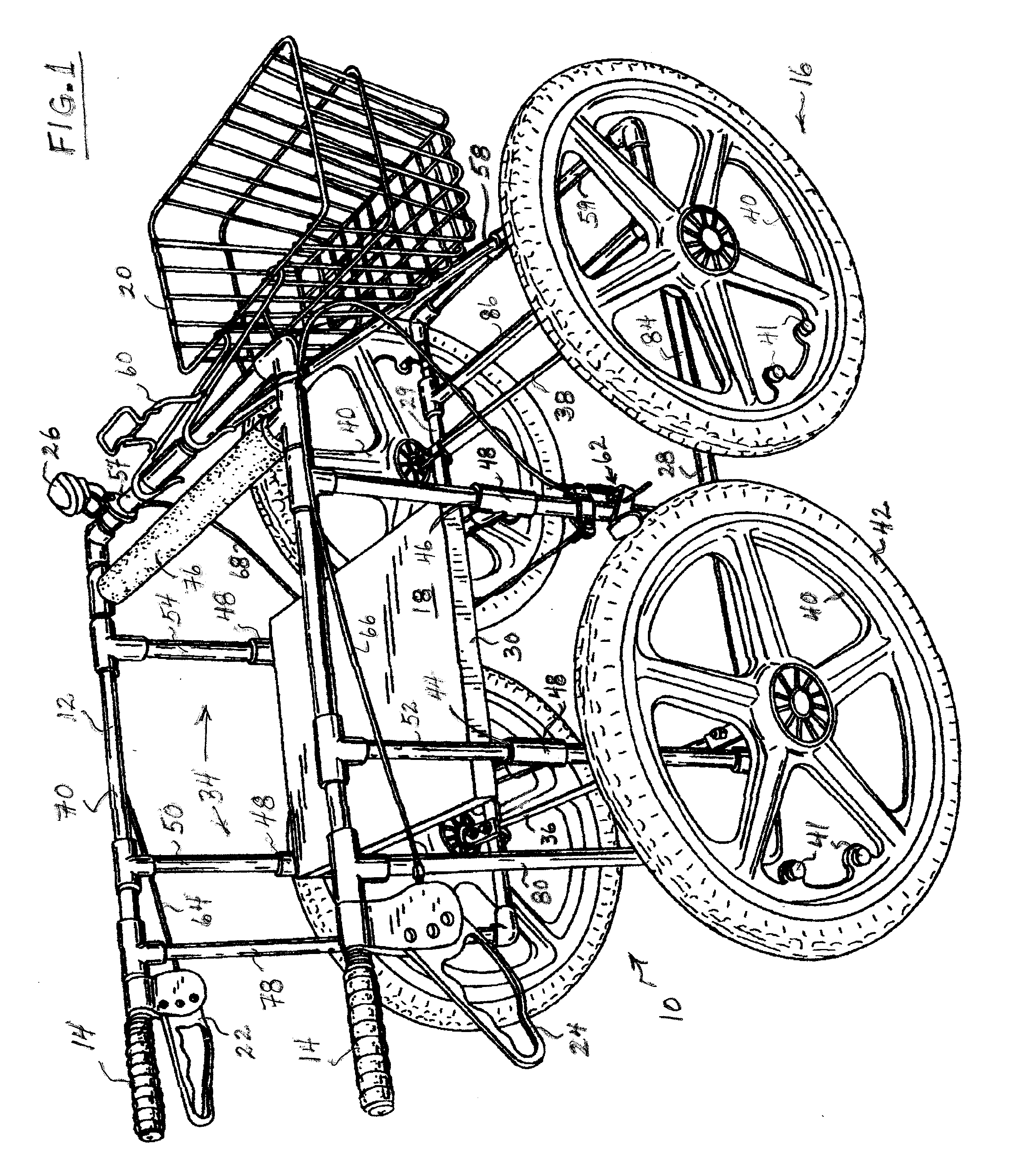 Assisted walking device