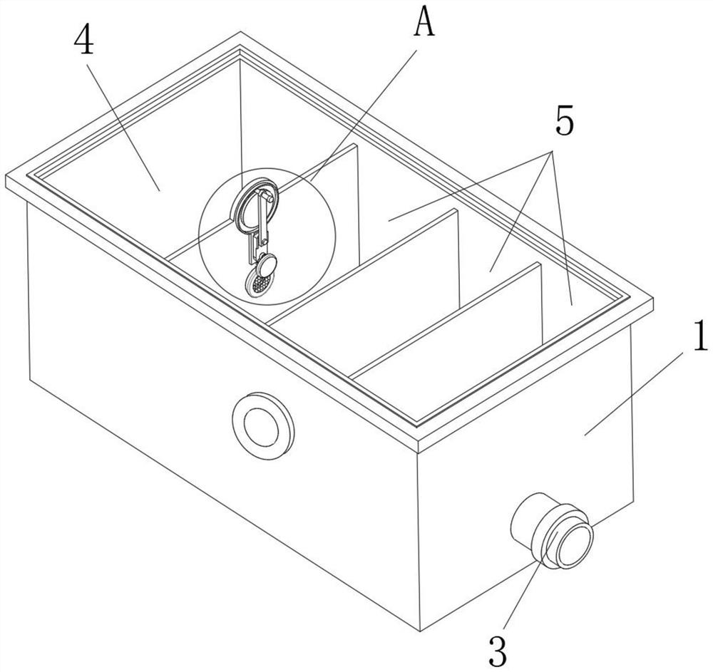 Buried integrated sewage treatment device