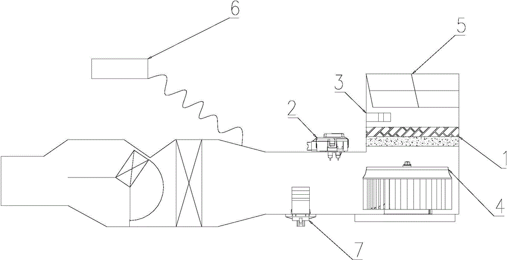 Automobile environment-friendly air conditioning system based on PM2.5 (Particulate Matter) monitoring and control method