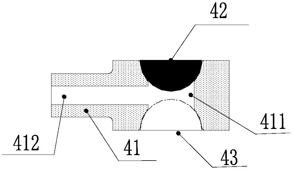 Rod-shaped multi-gap arc extinguishing and lightning protection device based on double hemisphere T-shaped ceramic discharge tube