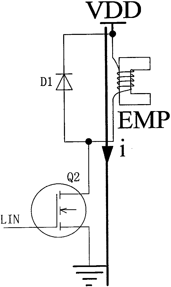 A method for controlling the magnetic force of the electromagnetic pole of a magnetic suspension bearing based on a double-bridge structure