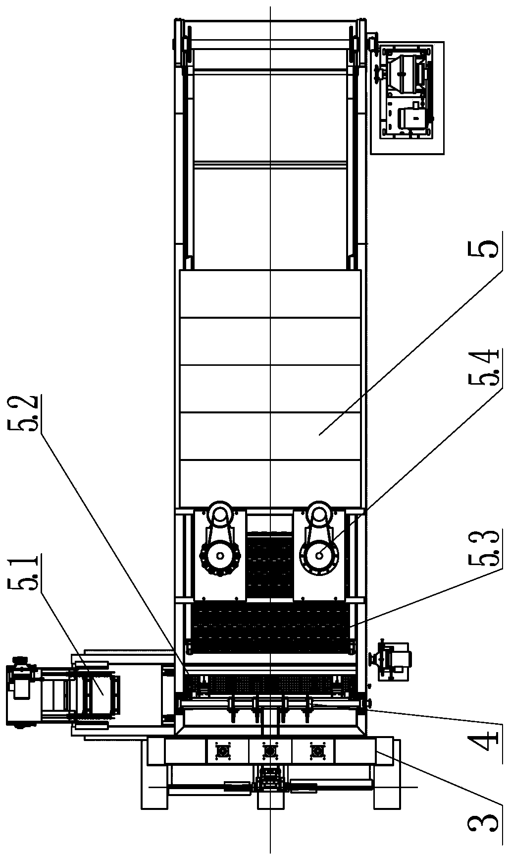 An automatic quenching production line