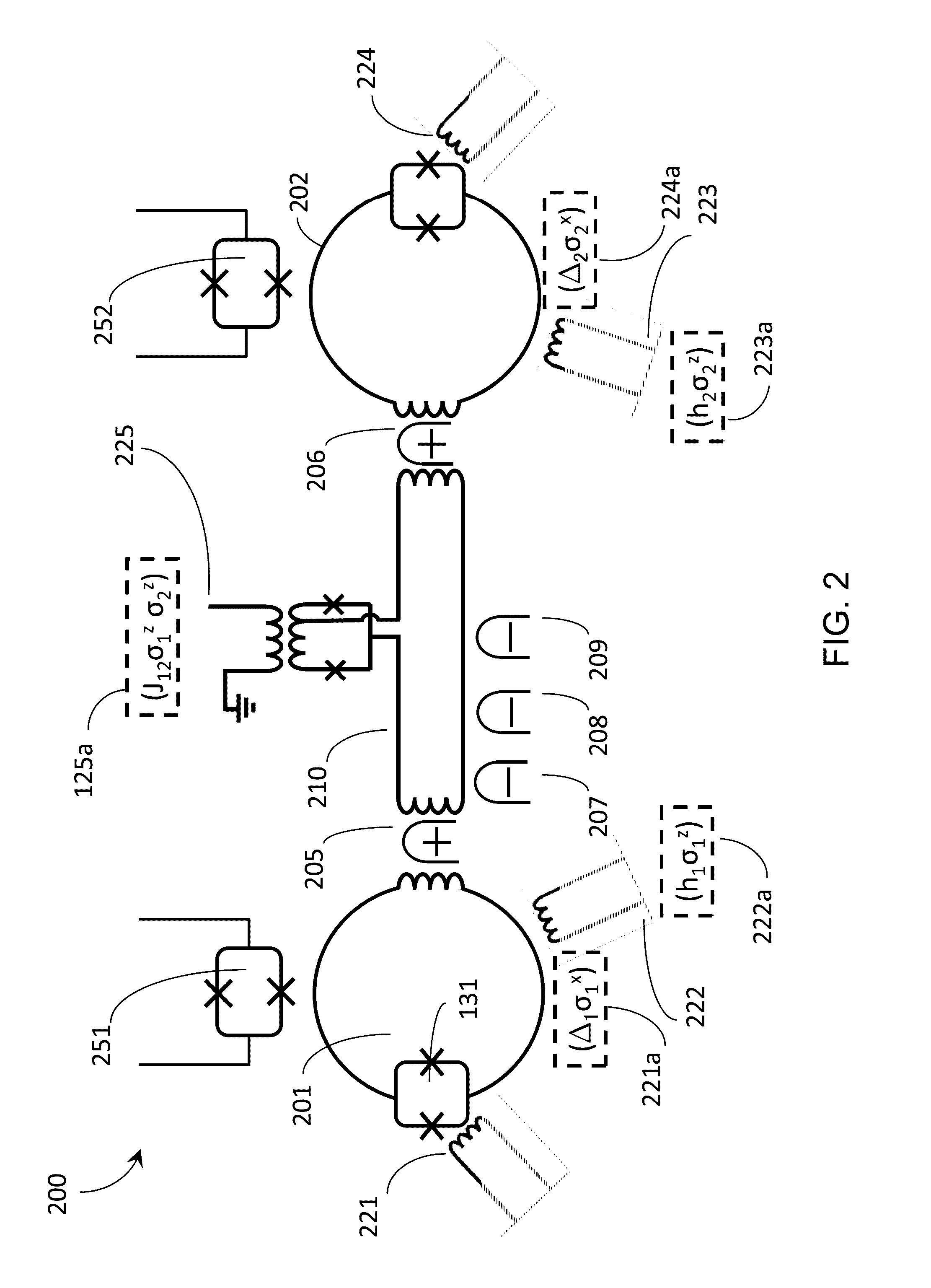 Quantum processor with instance programmable qubit connectivity