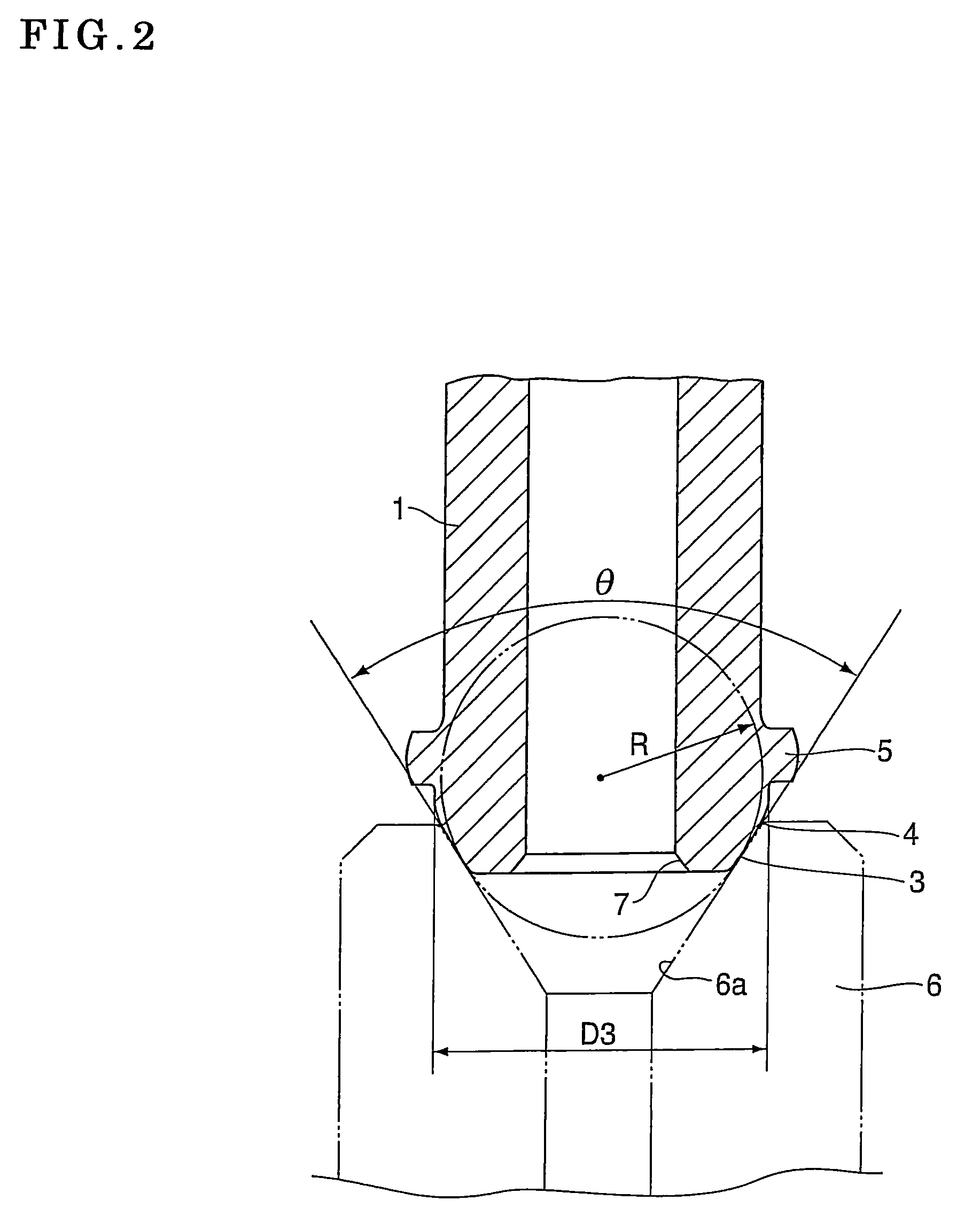 Connecting head structure for high-pressure fuel injection pipes