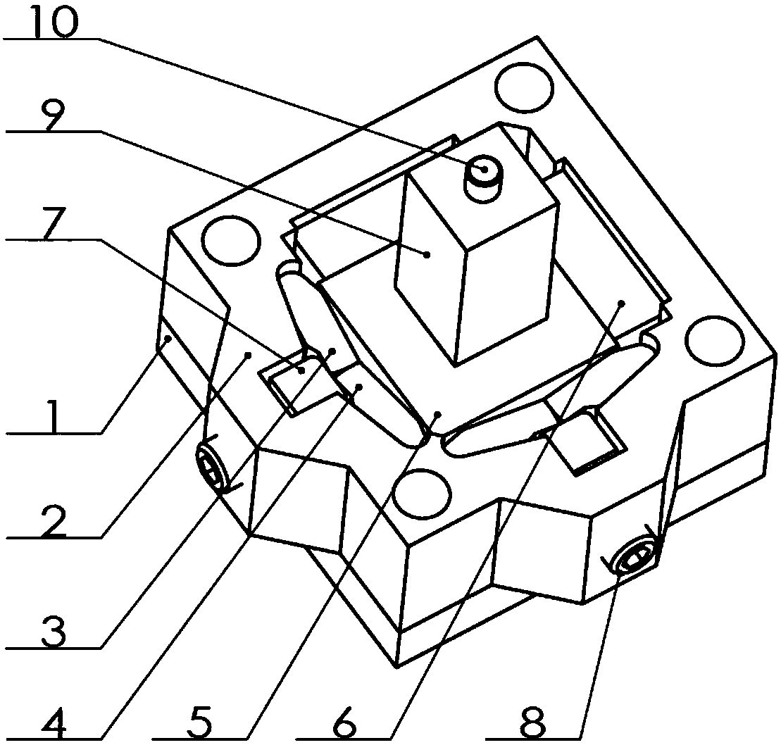 Positioning fine adjustment device for hole position degree measurement