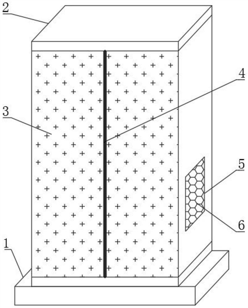 Low-voltage power distribution cabinet with fireproof function and use method