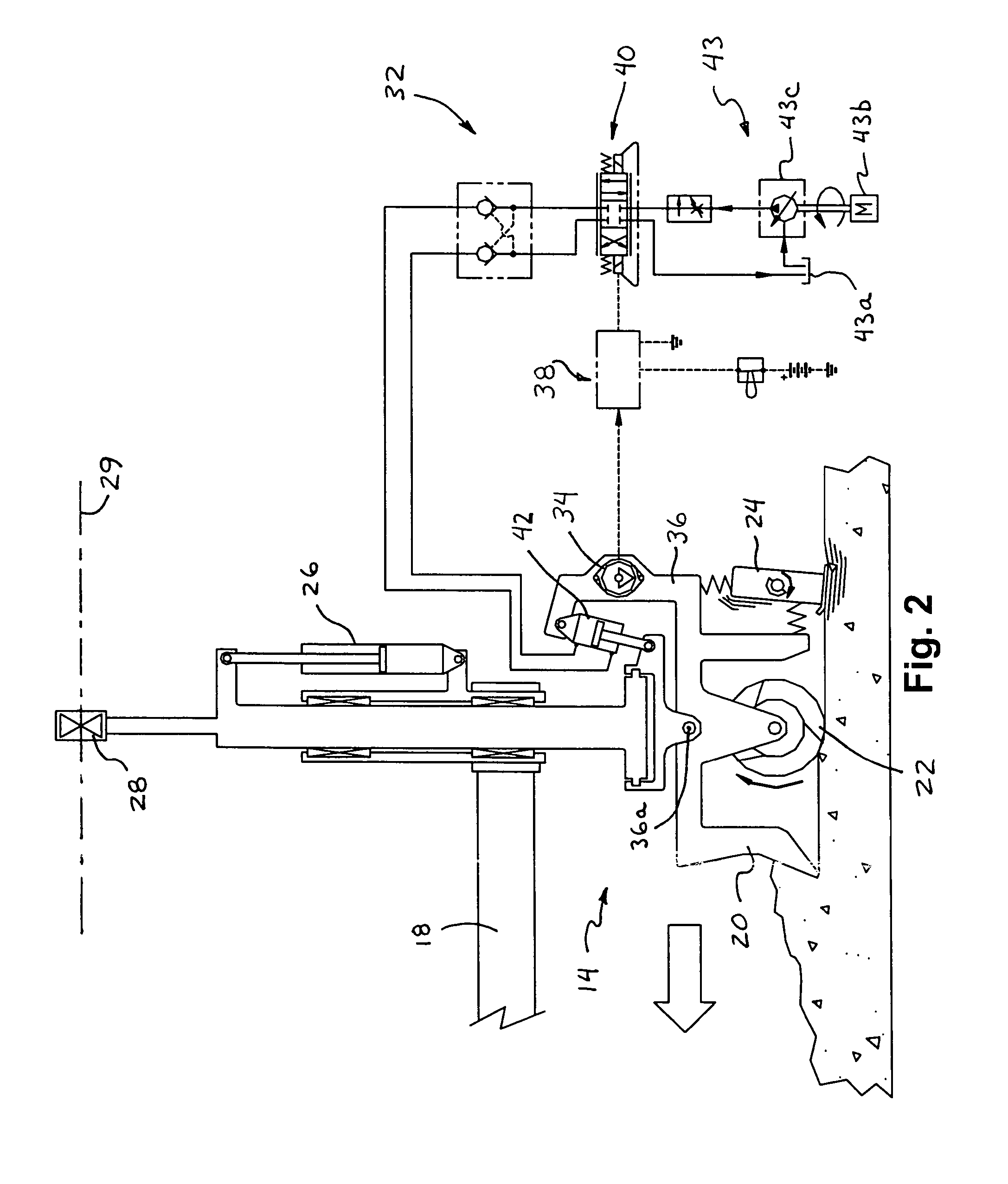 Apparatus and method for improving the control of a concrete screed head assembly