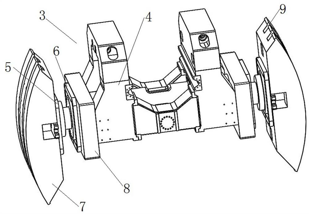 Heading machine and supporting shoe unit thereof