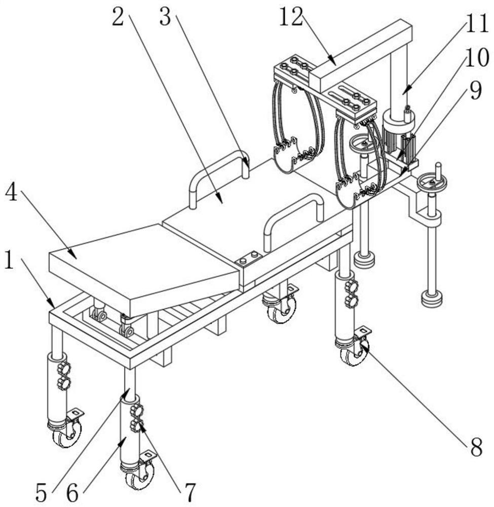 Traditional Chinese medicine rehabilitation exercise device for old people