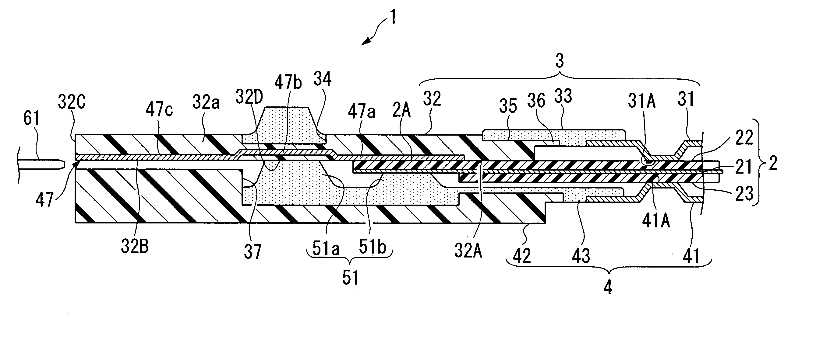 Separator, fuel cell, and connection construction between cell voltage measurement device side terminal and fuel cell side terminal