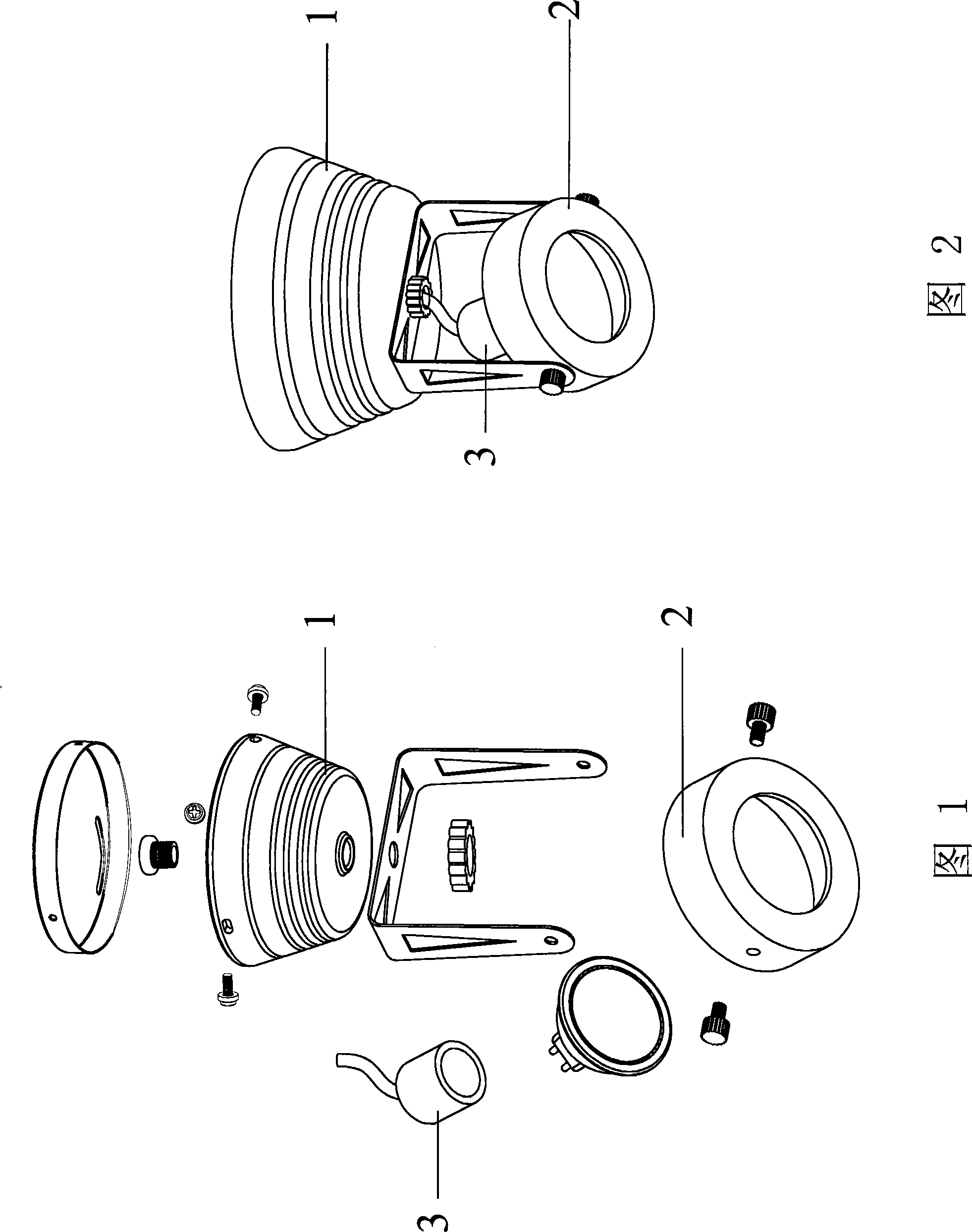 Ceramic lamp and making method thereof