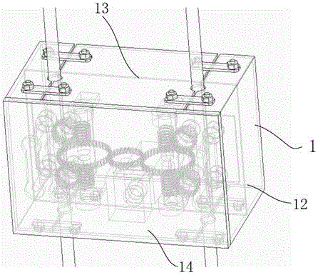 Steel wire rope climbing device