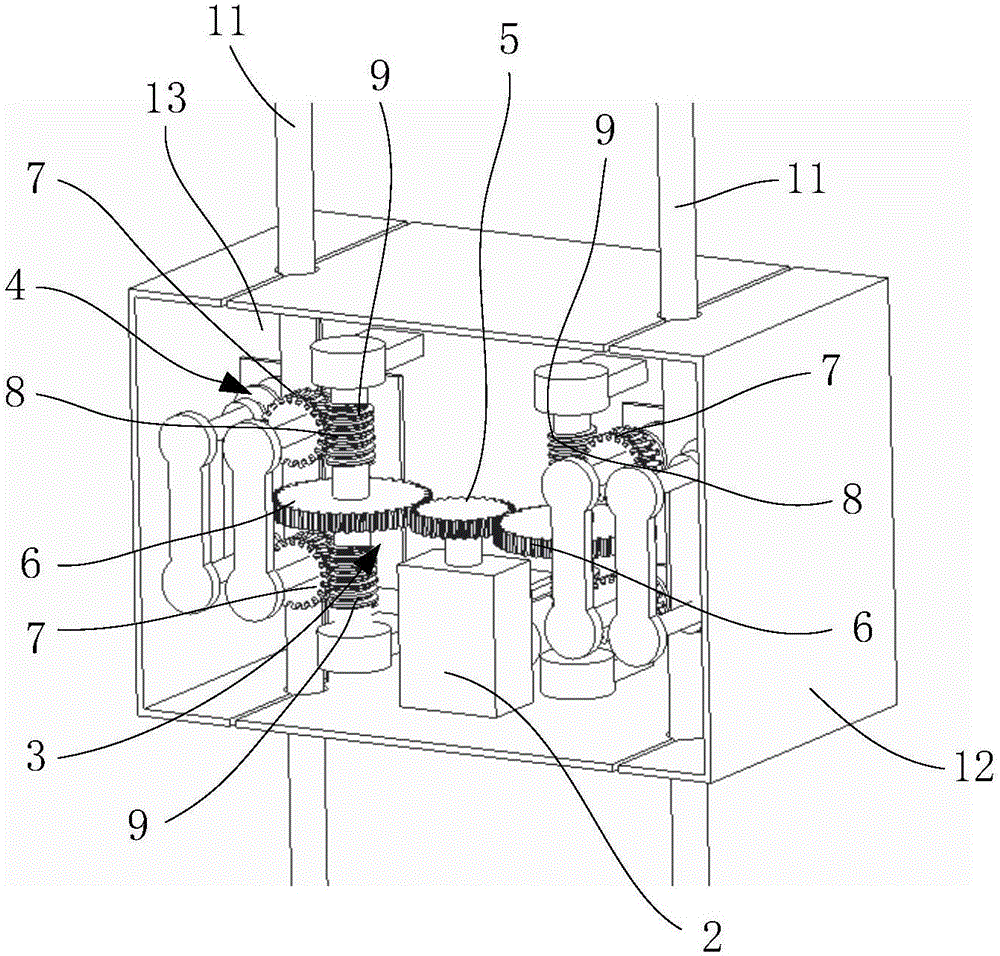 Steel wire rope climbing device