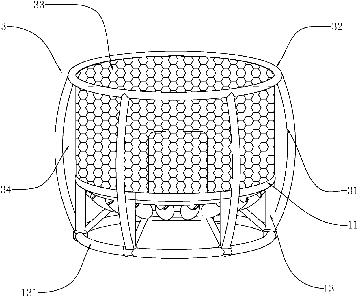 Safety trampoline