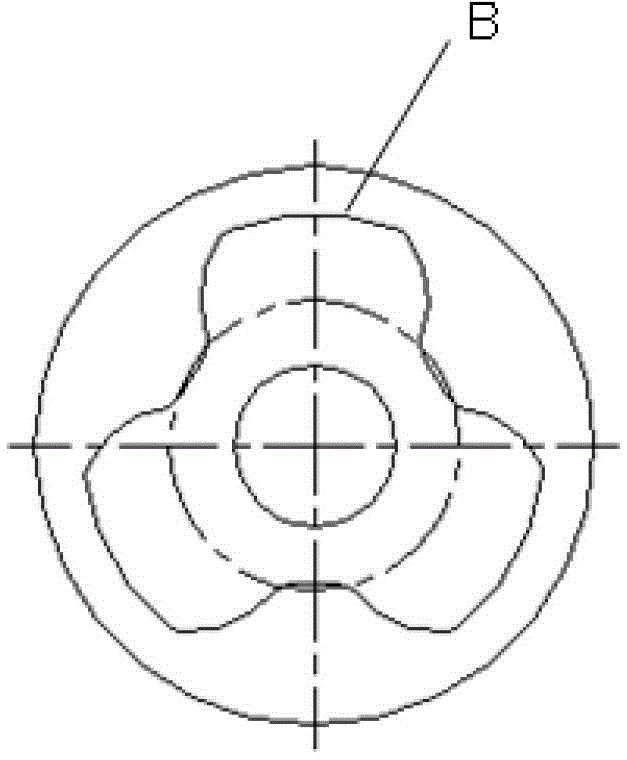 Universal joint forging method and shaping mould