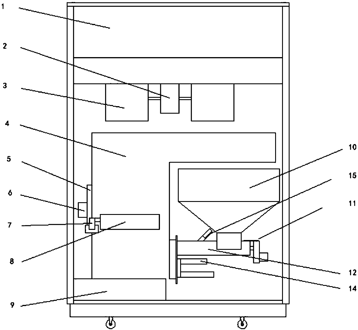 Hot-air air conditioner achieving intelligent combustion of biomass particles