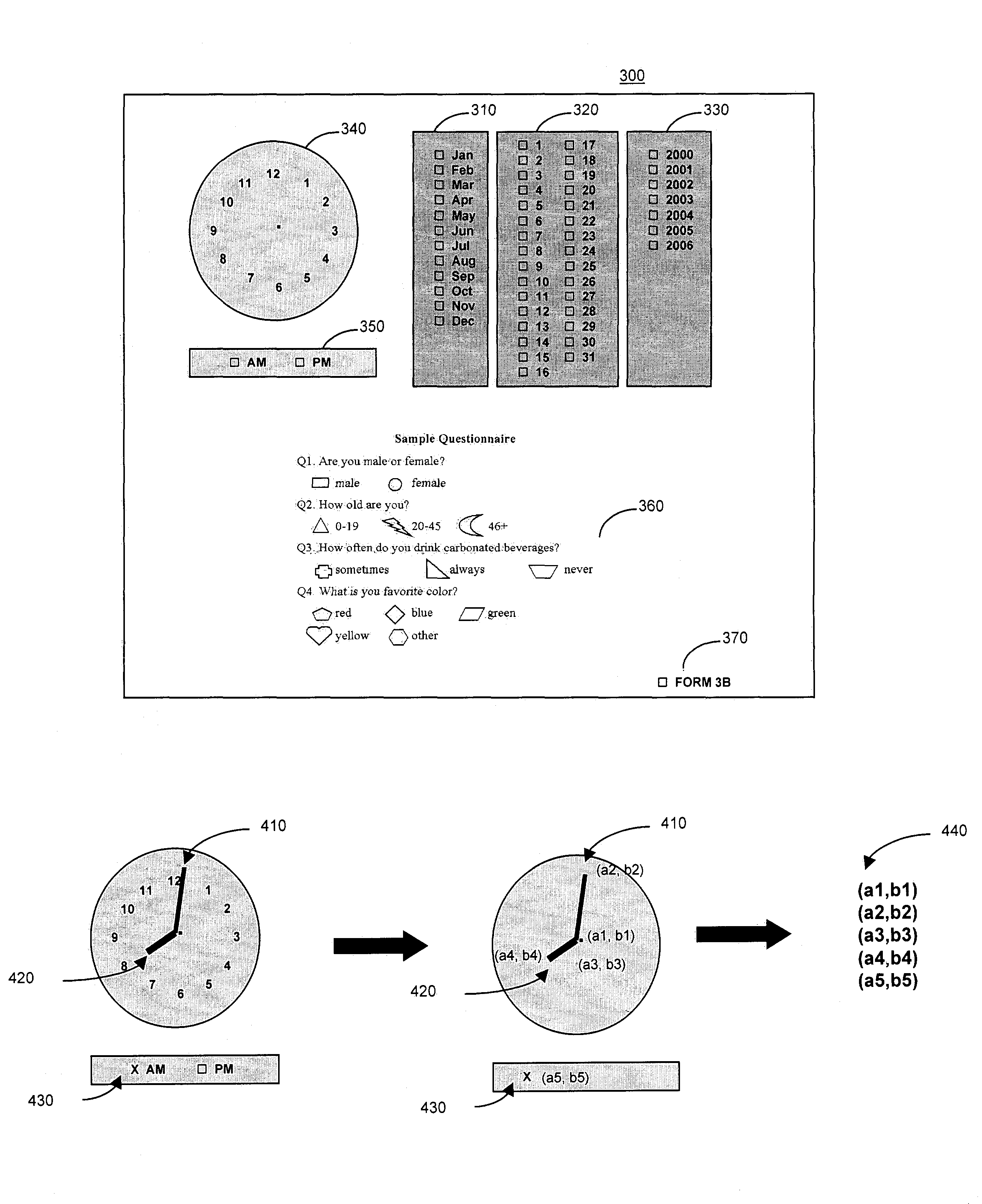 Method and system for recognizing time