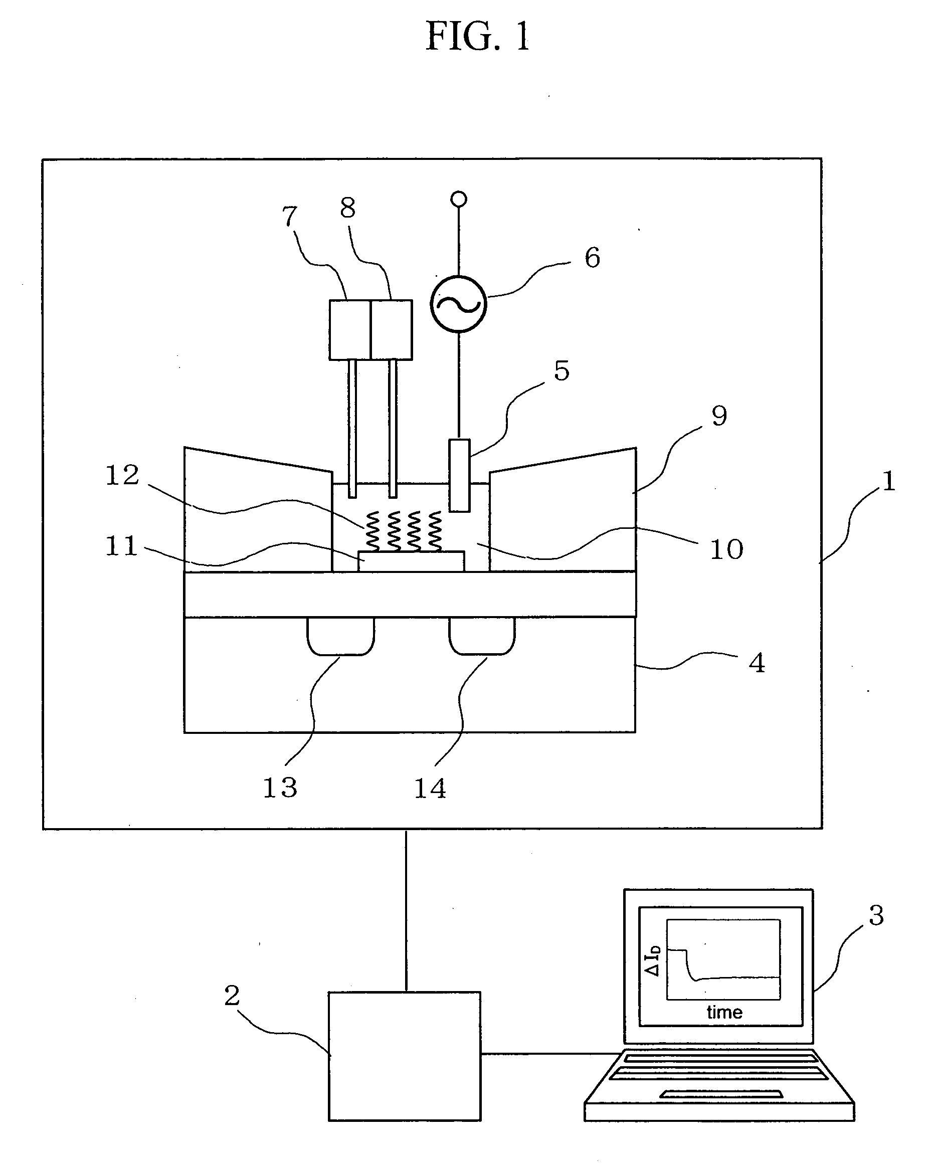 Deoxyribonucleic acid measuring apparatus and method of measuring deoxyribonucleic acid