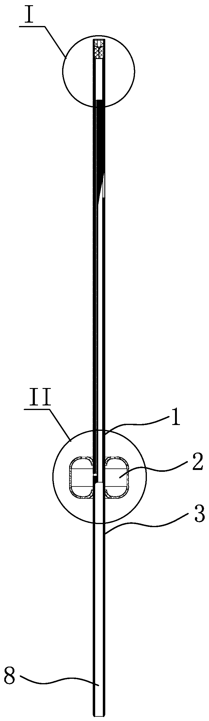 Balloon catheter through which guide wire can pass under endoscope