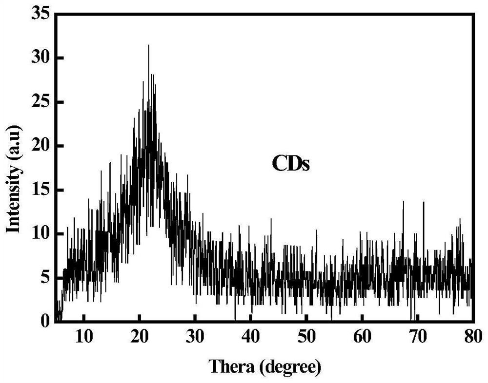 Preparation method of L-arginine-based carbon dots and application of L-arginine-based carbon dots in lemon yellow detection