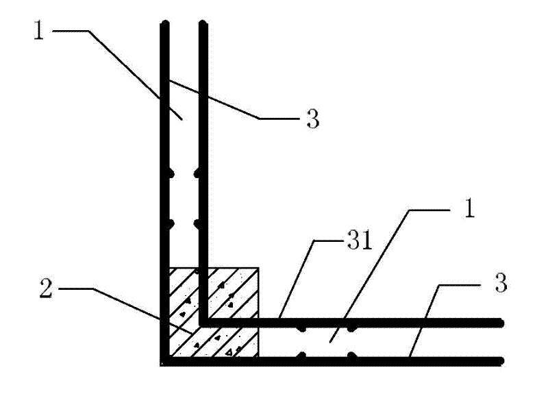 Construction method for preventing crack of infilled wall