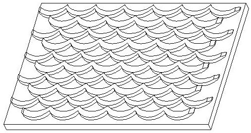 Manufacturing process of breathable bionic structure knitted fabric