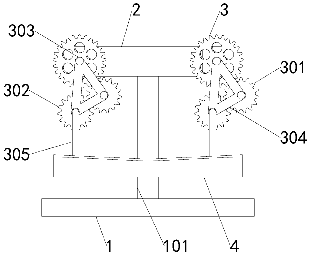 Adjustable safety auxiliary hoisting device for indoor decoration objects