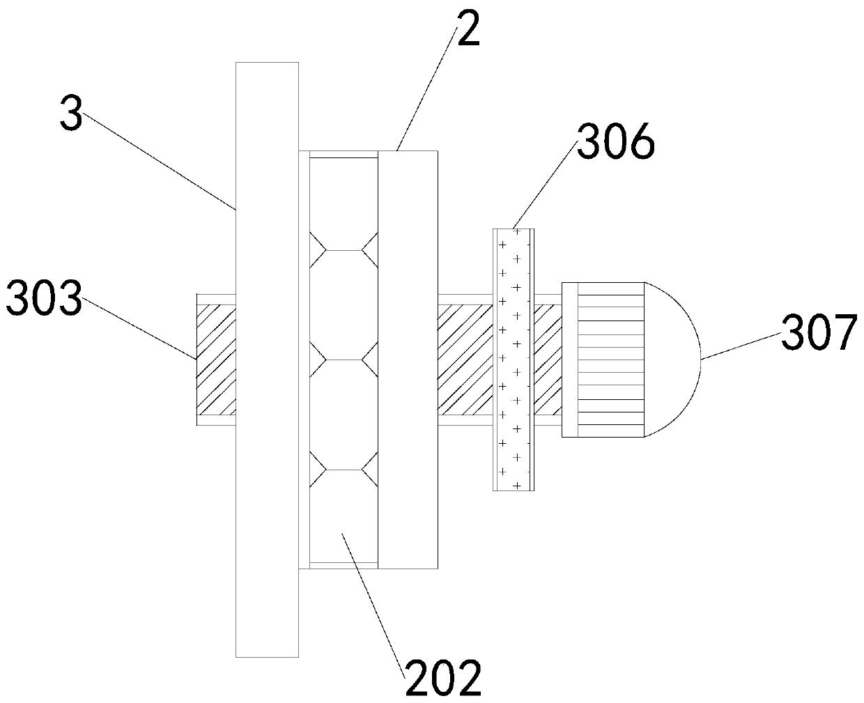 Adjustable safety auxiliary hoisting device for indoor decoration objects