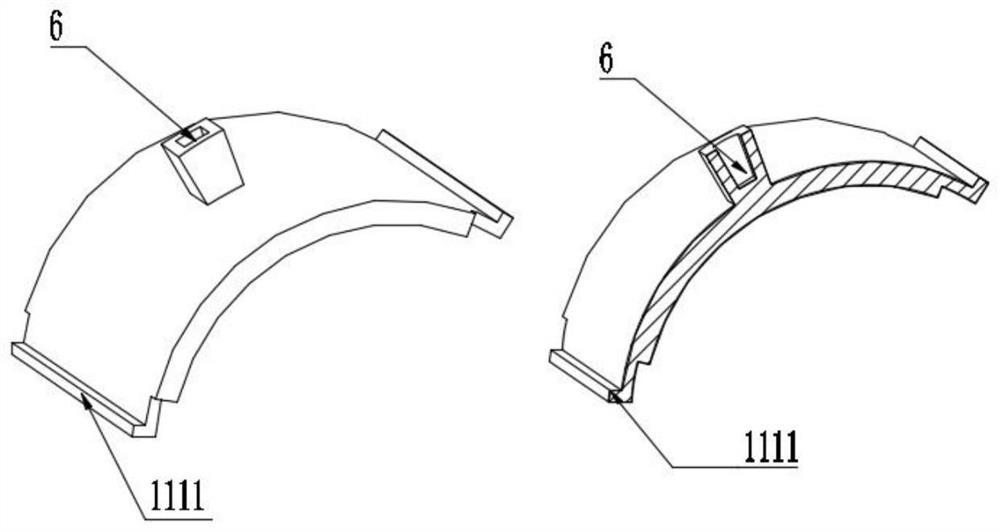 Sealing structure and air conditioner with same