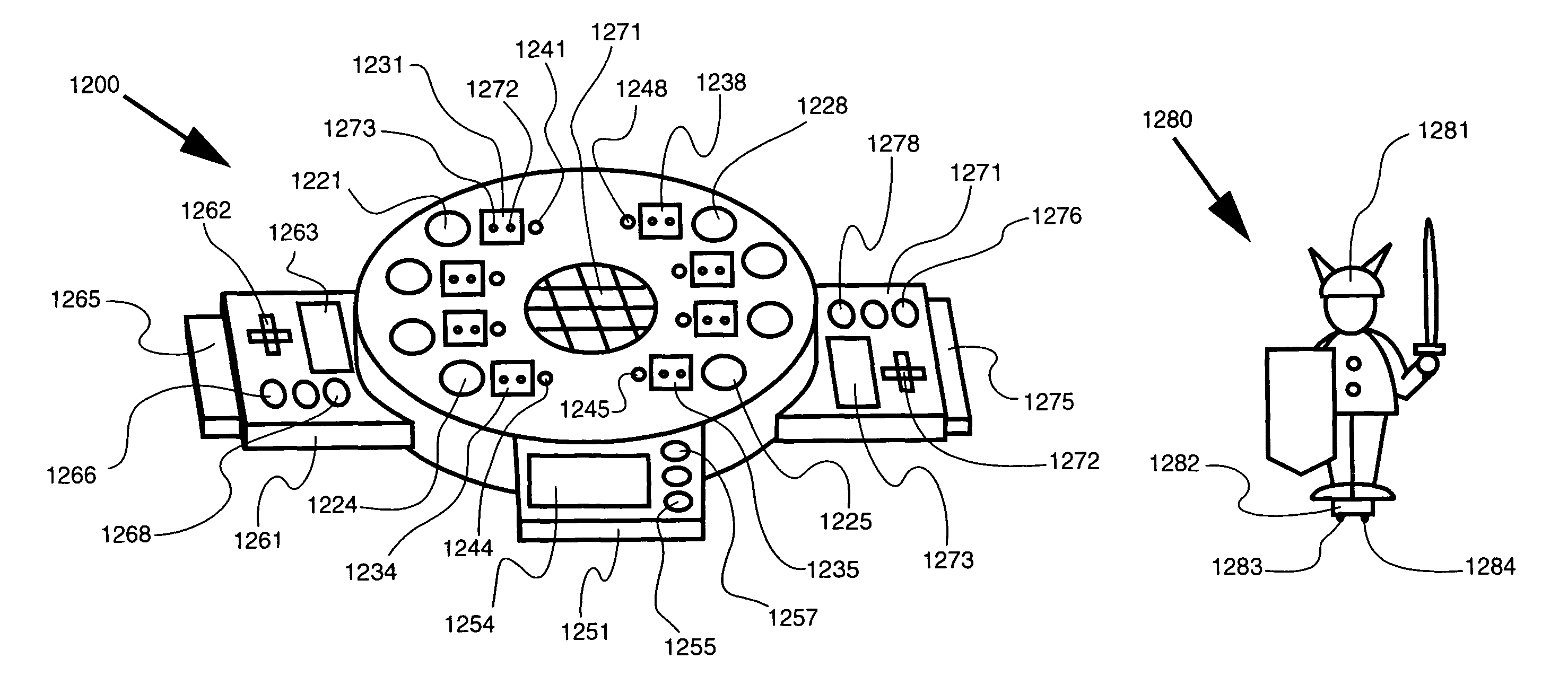 Electronics toy play set