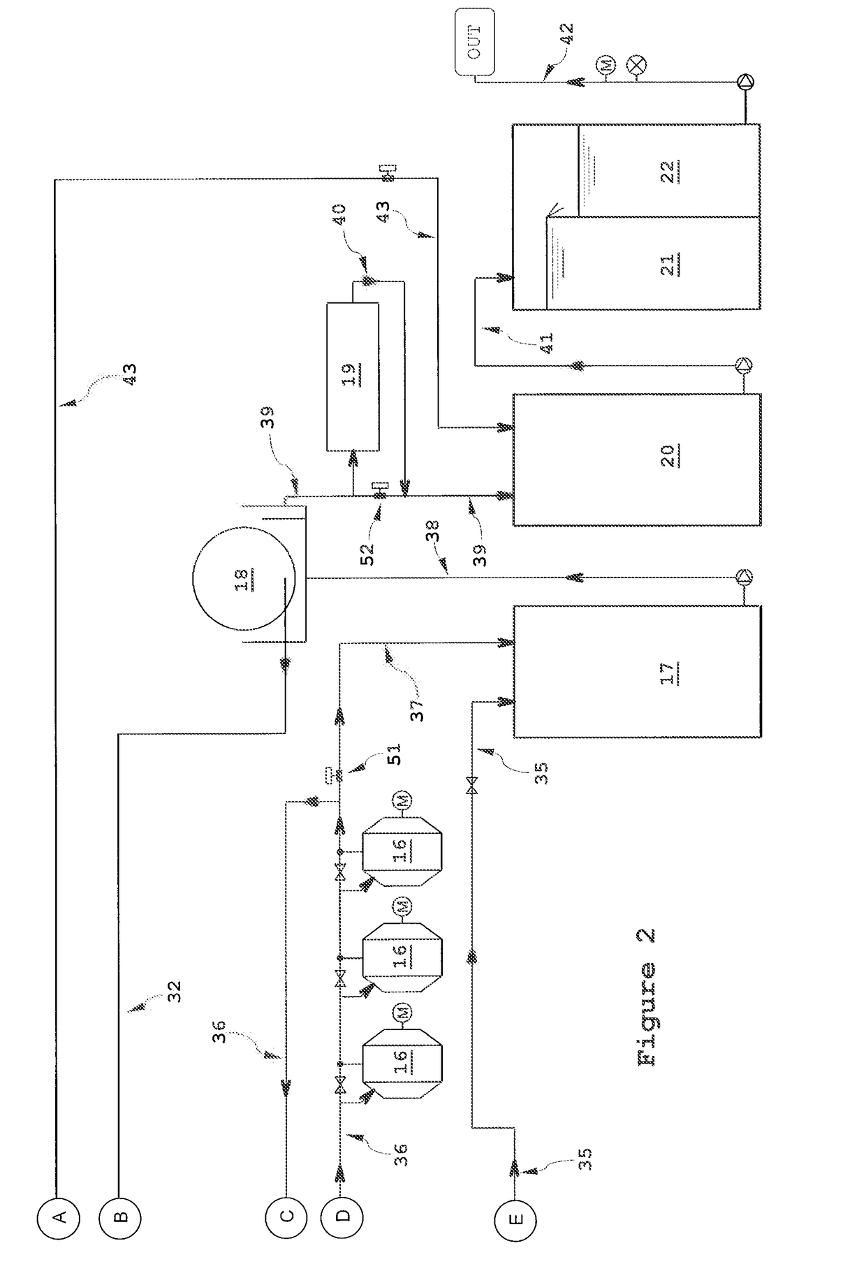 A continuous process for production of cellulose pulp from grass-like plant feedstock