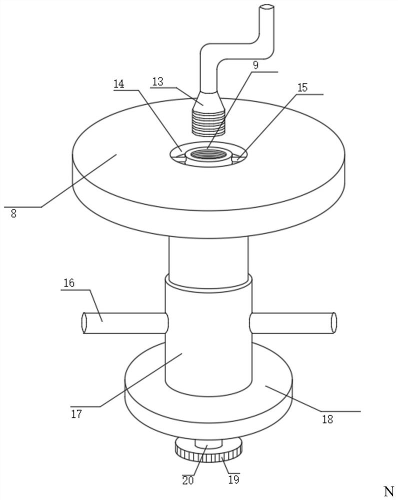 Cable dragging device for mining machinery