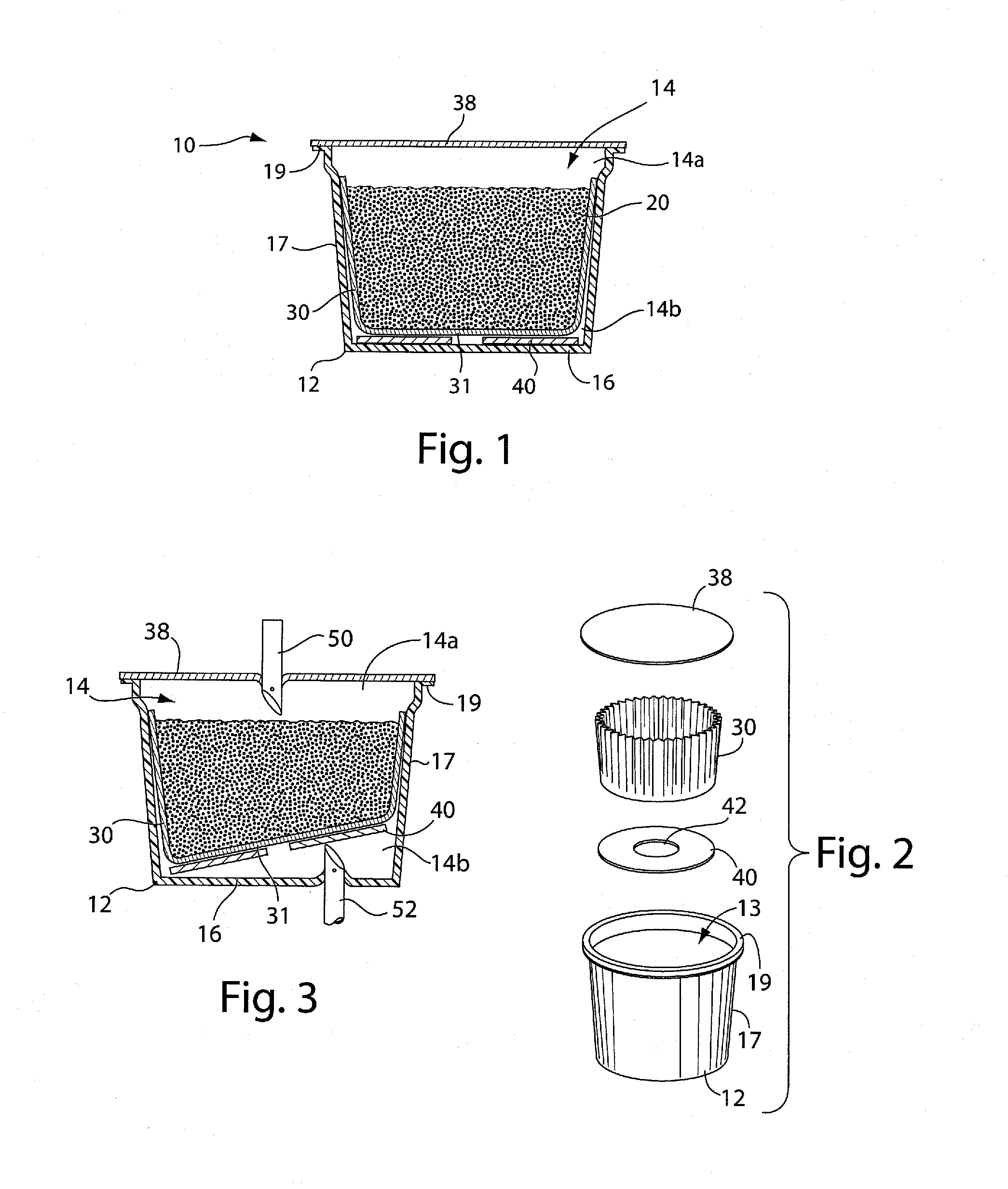 Beverage cartridge with filter guard