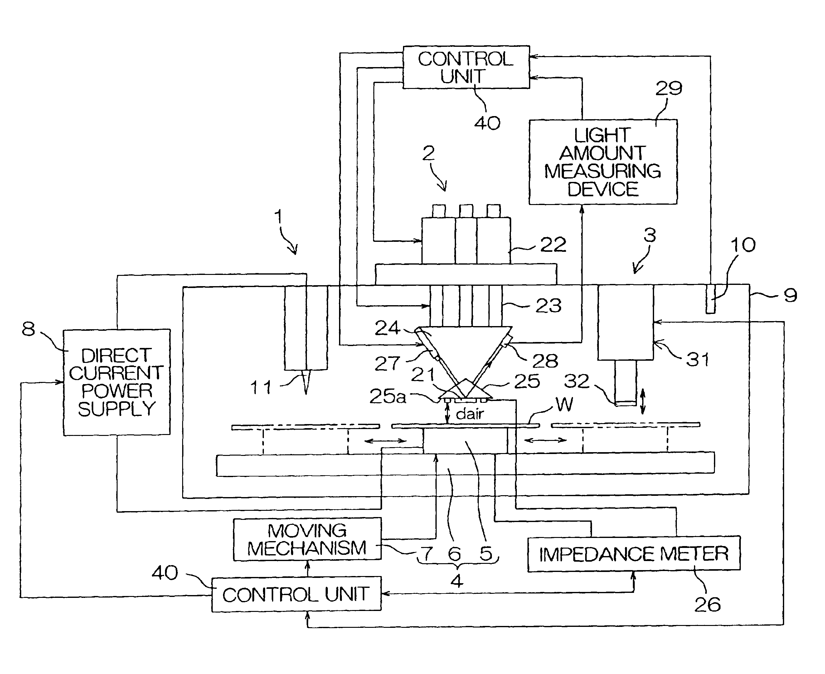 Film thickness measuring method, relative dielectric constant measuring method, film thickness measuring apparatus, and relative dielectric constant measuring apparatus