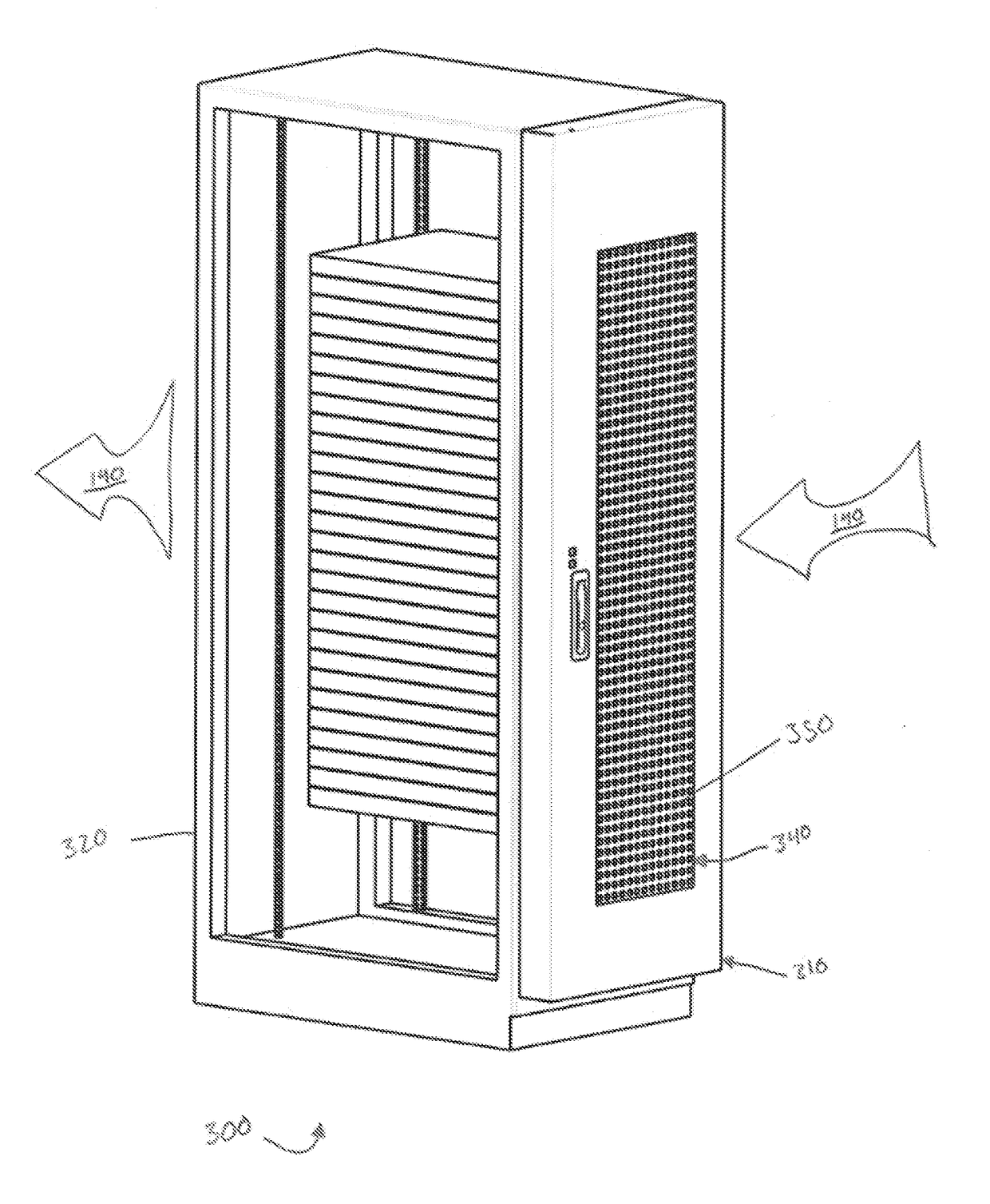 Integrated environmental control for electronic equipment enclosures