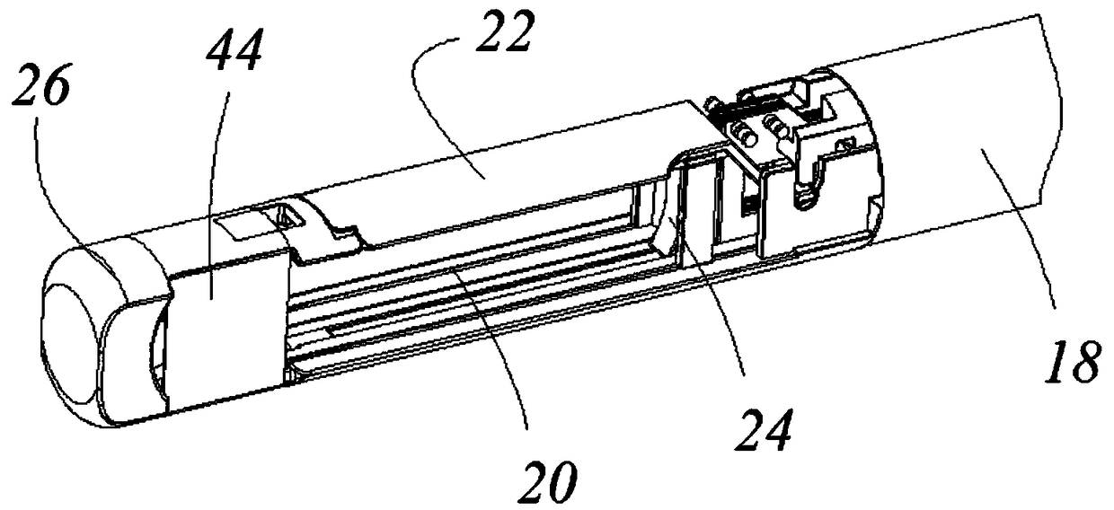 Tissue closure component and medical device equipped with the tissue closure component