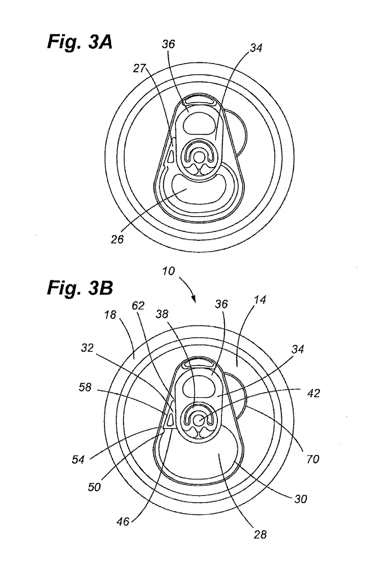 Container end closure with optional secondary vent opening