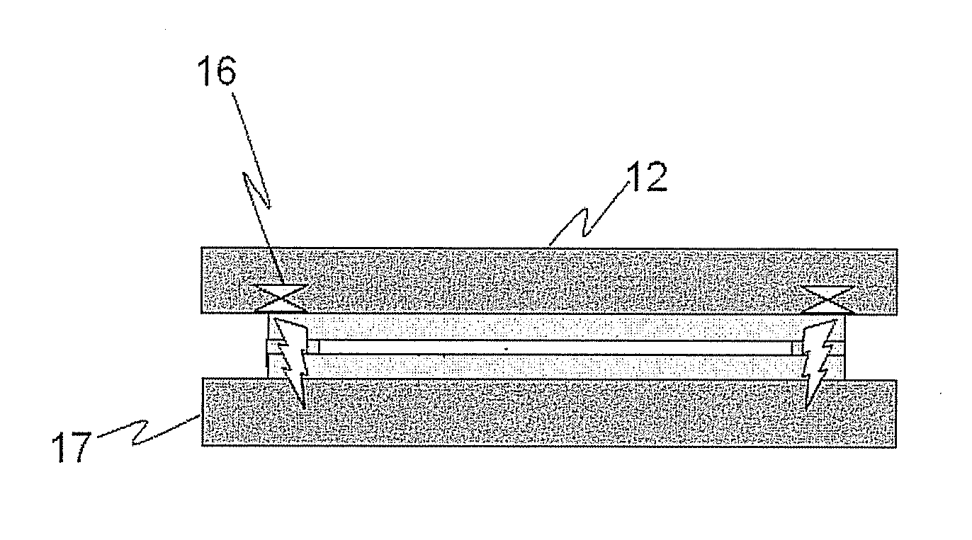 Method of manufacturing translucent rigid substrate laminate