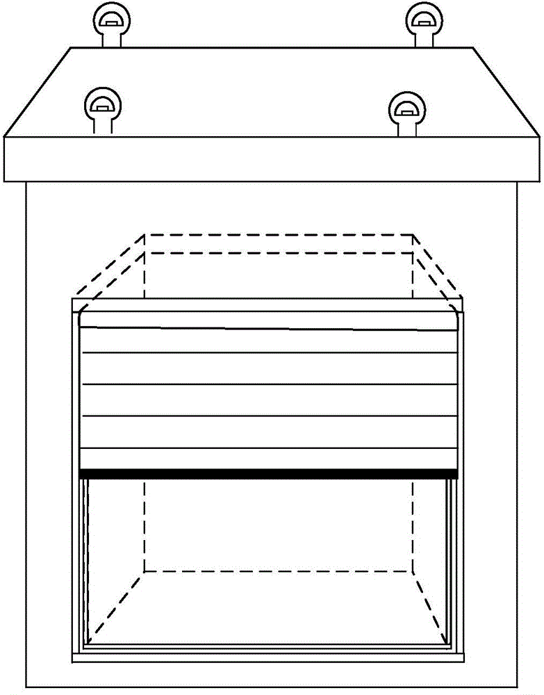 High-sealing-performance double-door reactive power compensation cabinet