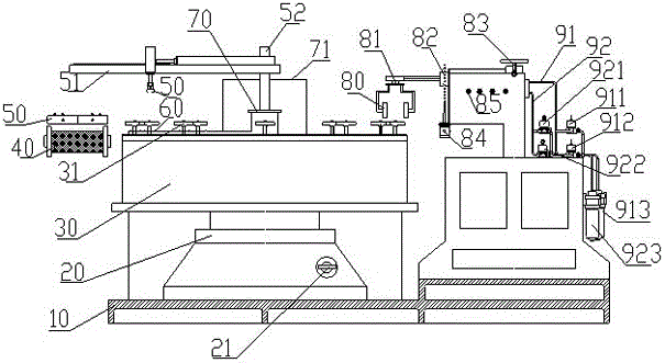 Glass container surface flame polisher