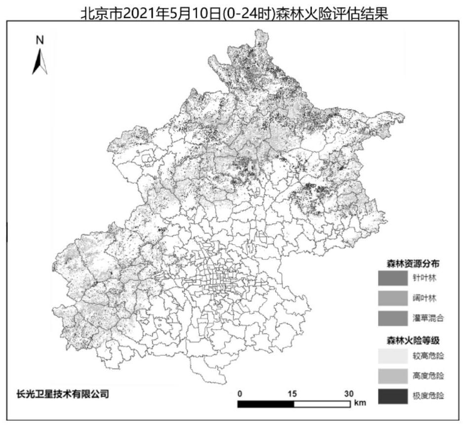 Refined forest fire risk assessment method fusing multi-source data