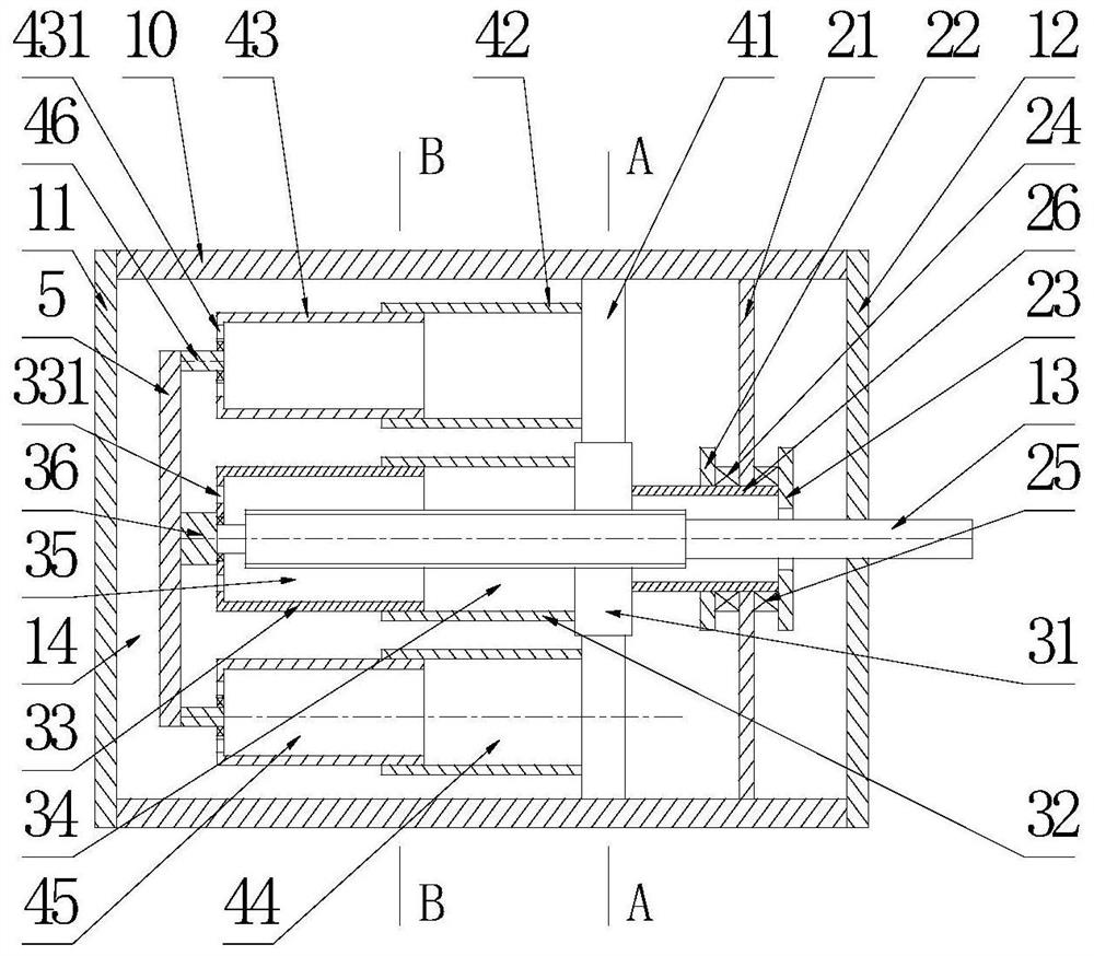 Liquid damper with damping force in direct proportion to displacement